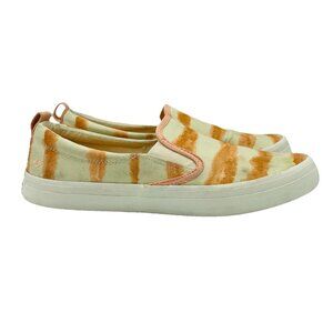 Sperry Womens Shoes Size 8 M White Pink Top Sider Slip On Comfort Sneaker Shoe